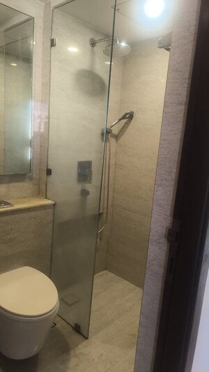 Bathroom in 1 BHK Apartment at Hiranandani Zen Maple, Powai – for Rent