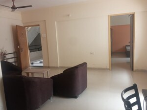 Living Room in 3 BHK Apartment at BU Bhandari Kaasp Countyy, Wakad – for Rent