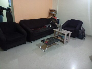 Living Room in 3 BHK Apartment at BU Bhandari Kaasp Countyy, Wakad – for Rent