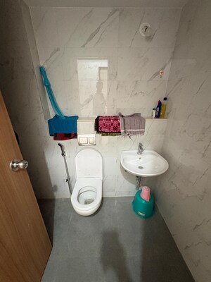 Bathroom in 2 BHK Apartment at Lodha Codename Premier, Dombivli East – for Rent