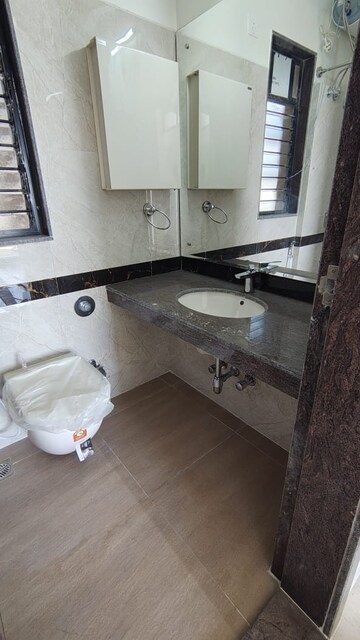 Bathroom in 2 BHK Apartment at K Raheja Interface Heights, Malad West – for Rent