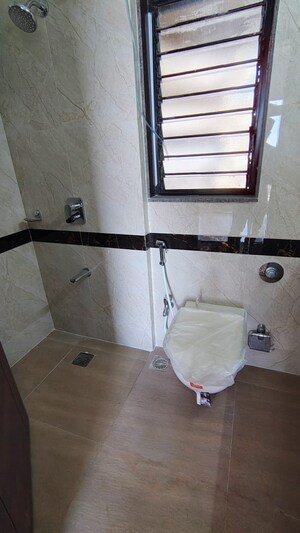 Bathroom in 2 BHK Apartment at K Raheja Interface Heights, Malad West – for Rent