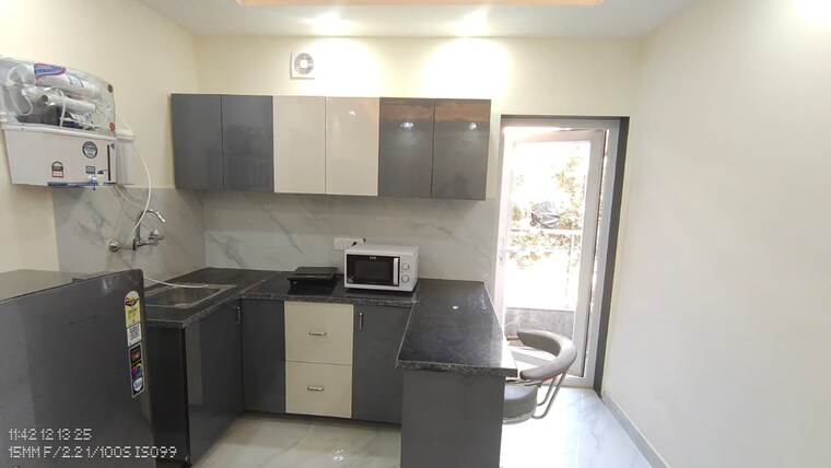Kitchen, ansal-sushant-lok-i 1 Bedroom 800 Sq.Ft. Builder Floor In Sector 43 Gurgaon 9682641