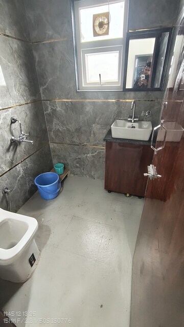 Bathroom in 1 RK Builder Floor at Mohit House, Sushant Lok I – for Rent