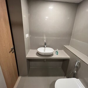 Bathroom in 4 BHK Apartment at Lodha Aura, Wadala Truck Terminal – for Rent