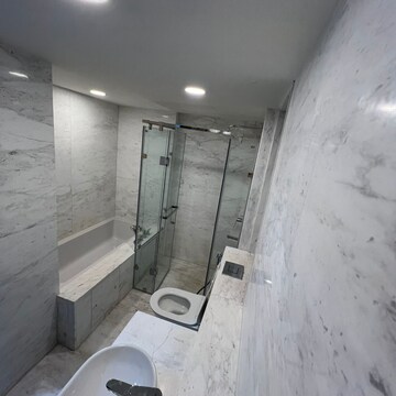 Building Lobby in 4 BHK Apartment at Lodha Aura, Wadala Truck Terminal – for Rent