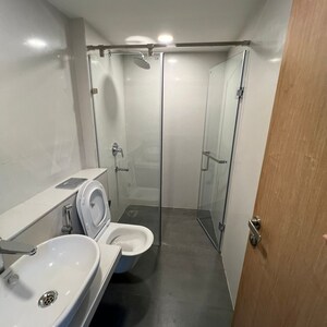 Bathroom in 4 BHK Apartment at Lodha Aura, Wadala Truck Terminal – for Rent