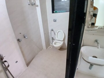 Bathroom in 3 BHK Apartment at Ashapura Dham Sanpada, Sanpada – for Rent