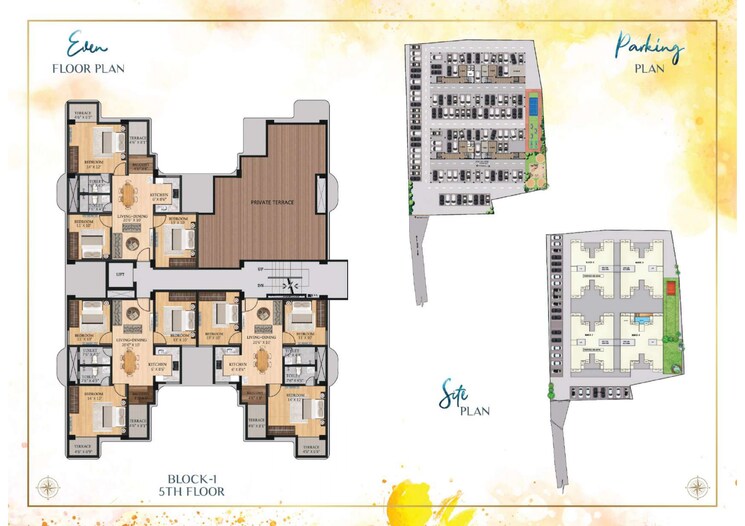 Master Plan, khanapara 3 Bedroom 1256 Sq.Ft. Apartment In Khanapara Guwahati 9682950