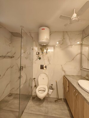 Bathroom in 3 BHK Builder Floor at Greater Kailash I – for Sale