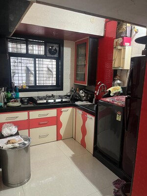Kitchen in 1 BHK Apartment at Kopar Khairane – for Sale