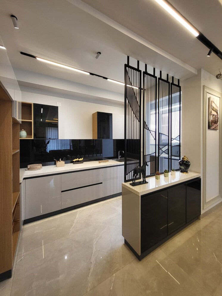 Kitchen, urban-the-zirk 3 Bedroom 1750 Sq.Ft. Apartment In Nabha Zirakpur 9683065