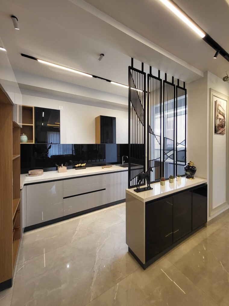 Kitchen, urban-the-zirk 3 Bedroom 1750 Sq.Ft. Apartment In Nabha Zirakpur 9683065