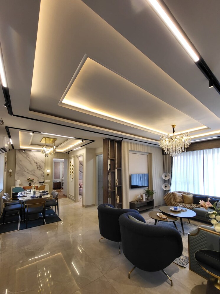 Living Room, urban-the-zirk 3 Bedroom 1750 Sq.Ft. Apartment In Nabha Zirakpur 9683065