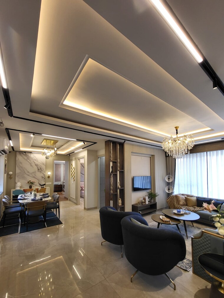 Living Room, urban-the-zirk 3 Bedroom 1750 Sq.Ft. Apartment In Nabha Zirakpur 9683065