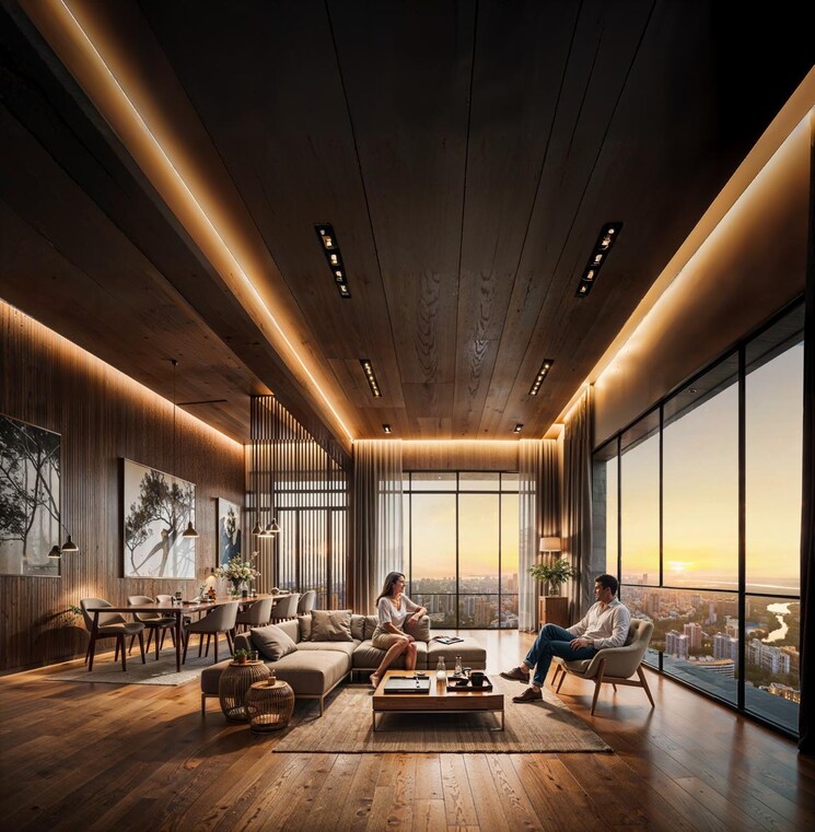 Living Room, lodha-sovrano 2 Bedroom 998 Sq.Ft. Apartment In Jogeshwari West Mumbai 9683253