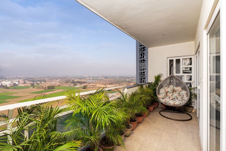 Balcony, janta-land-falcon-view 4 Bedroom 3007 Sq.Ft. Apartment In Mohali Sector 66 Chandigarh 9683133