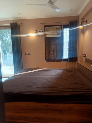 Bedroom in 3 BHK Builder Floor at Ansal Sushant Lok I, Sector 43 – for Rent