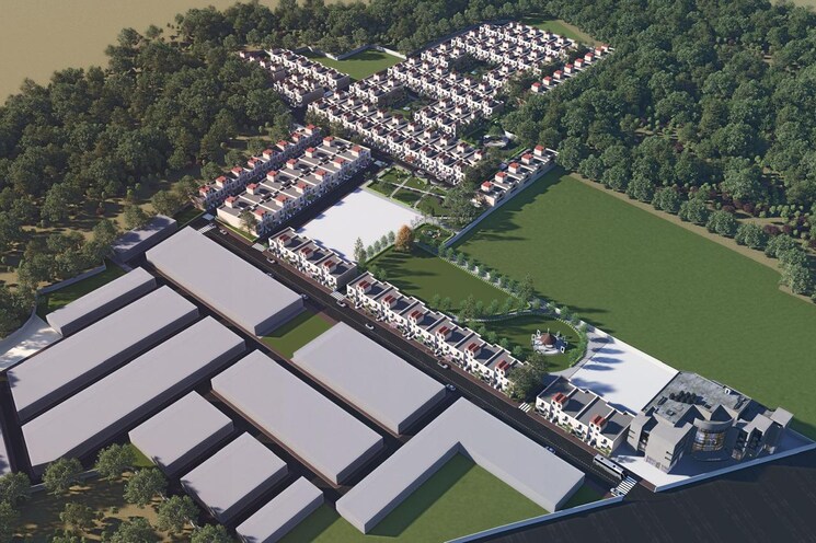 Master Plan, omega-suraksha-enclave 3 Bedroom 1460 Sq.Ft. Villa In Mohanlalganj Lucknow 9683218