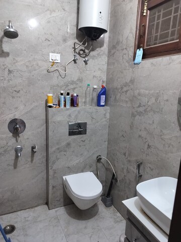 Bathroom in 2 BHK Apartment at SCC Sapphire, Raj Nagar Extension – for Rent