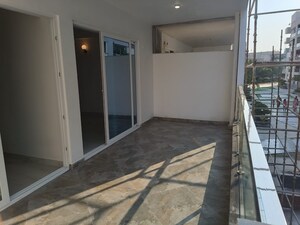 Balcony in 2 BHK Apartment at SCC Sapphire, Raj Nagar Extension – for Rent