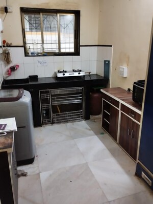 Kitchen in 1 BHK Apartment at Ram Krupa, Mahim – for Rent