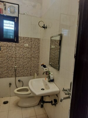 Bathroom in 2 BHK Apartment at VVIP Addresses, Raj Nagar Extension – for Rent