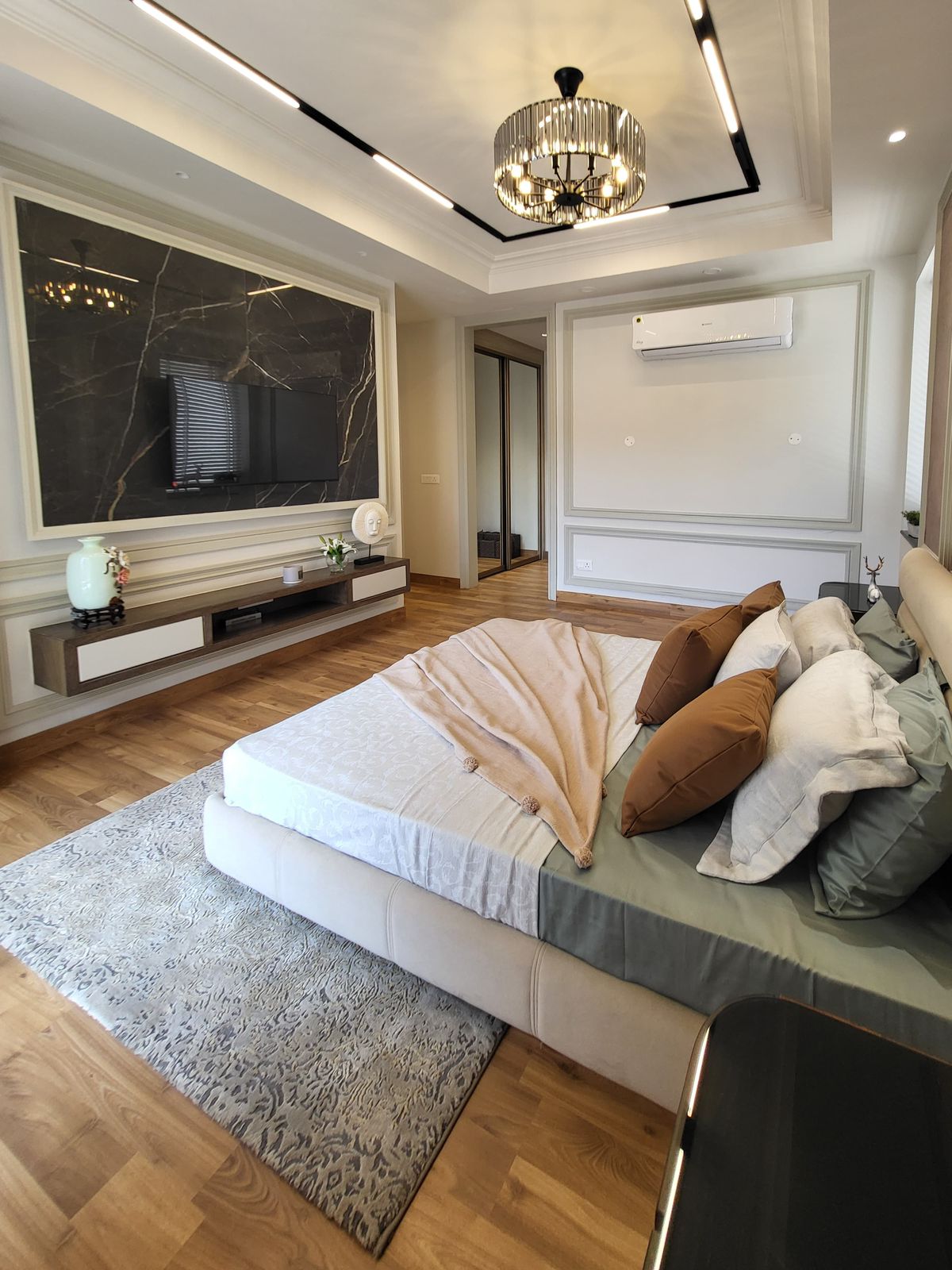 Bedroom in 4 BHK Apartment at High Ground – for Sale