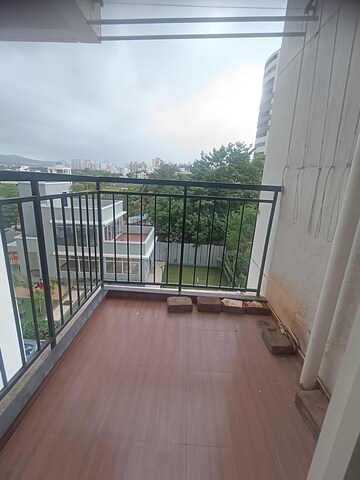 Balcony in 2 BHK Apartment at Lushlife Impero, Handewadi – for Rent
