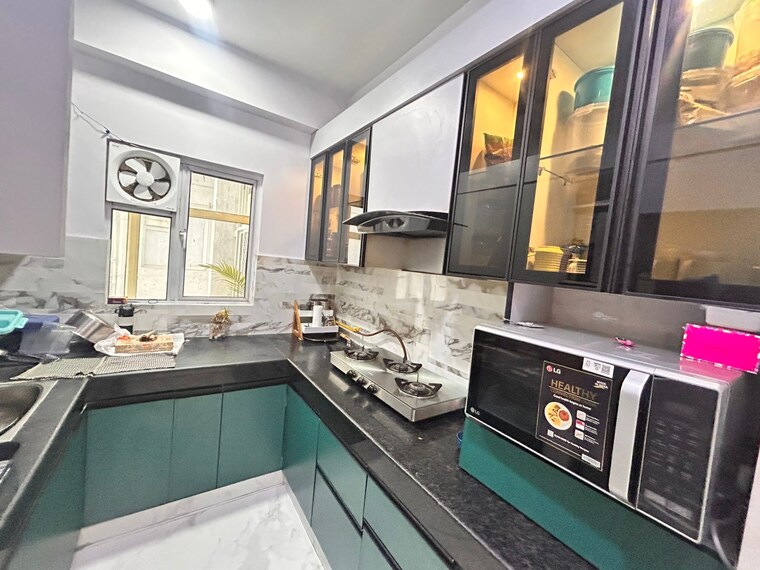 Kitchen, mittal-rajnagar-residency 3 Bedroom 1498 Sq.Ft. Apartment In Raj Nagar Extension Ghaziabad 9683641