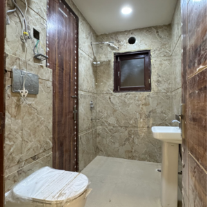 Bathroom in 3 BHK Builder Floor at Chattarpur – for Sale