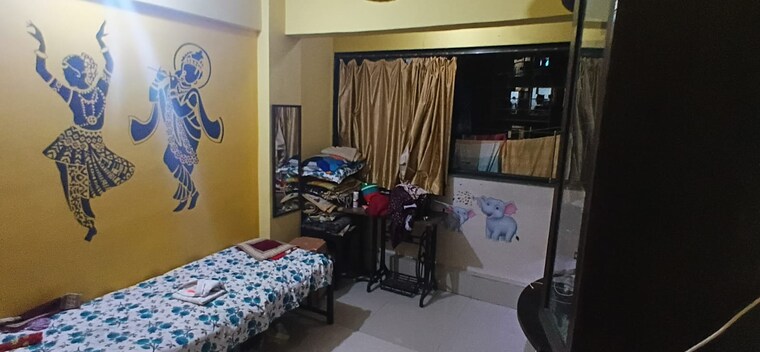 Bedroom, sector 8a ulwe 1 RK 450 Sq.Ft. Apartment In Sector 8a Ulwe Navi Mumbai 9683806
