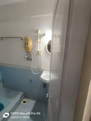 Bathroom in 1 BHK Apartment at Suncity Complex, Powai – for Rent