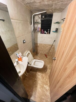 Bathroom in 1 BHK Apartment at Shiv Bhakti Apartment, Malad West – for Rent