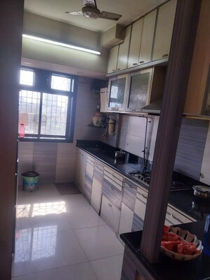 Kitchen in 3 BHK Apartment at Kopar Khairane – for Rent