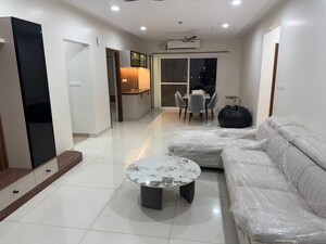 Living Room in 3.5 BHK Apartment at Prestige Tranquil, Kokapet – for Rent
