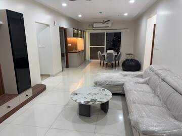 Living Room in 3.5 BHK Apartment at Prestige Tranquil, Kokapet – for Rent