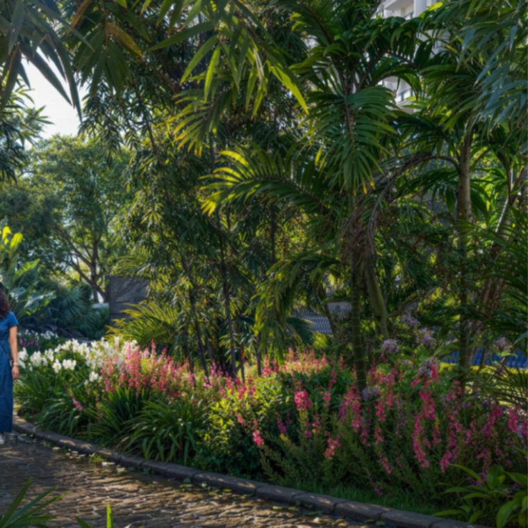 Garden, hero-homes-palatial 3.5 Bedroom 2833 Sq.Ft. Apartment In Tek Chand Nagar Gurgaon 9684149