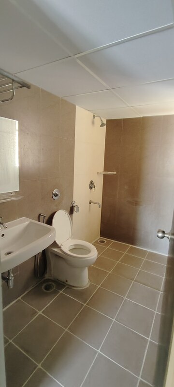 Bathroom in 3 BHK Apartment at Vajram Essenza, Yelahanka – for Rent