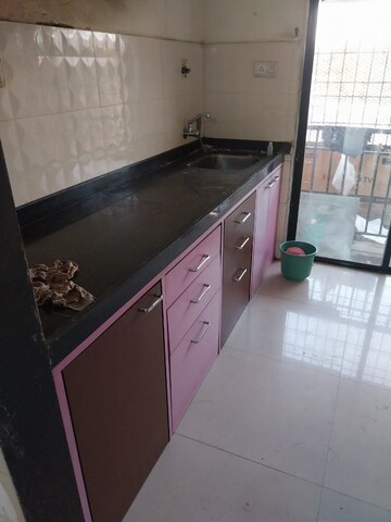 Kitchen in 1 BHK Apartment at Kopar Khairane – for Rent