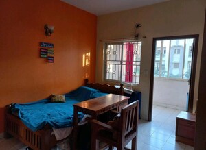 Living Room in 2.5 BHK Apartment at Mantri Residency, Gottigere – for Rent