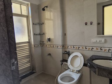 Bathroom in 2 BHK Apartment at Interface Building, Malad West – for Rent