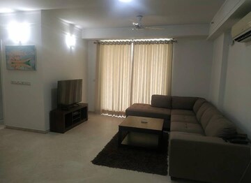 Living Room in 3 BHK Apartment at DLF Park Place, Sector 54 – for Rent