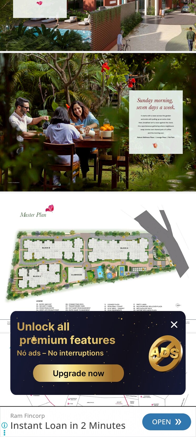 Master Plan, sanath nagar 3 Bedroom 2015 Sq.Ft. Apartment In Sanath Nagar Hyderabad 9684912