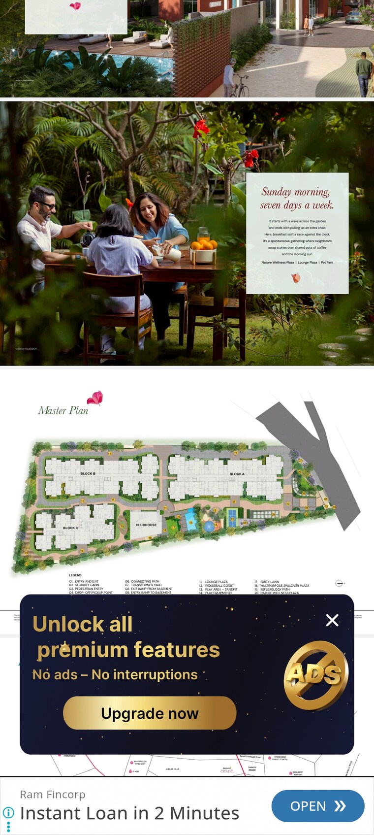 Master Plan, sanath nagar 3 Bedroom 2015 Sq.Ft. Apartment In Sanath Nagar Hyderabad 9684912