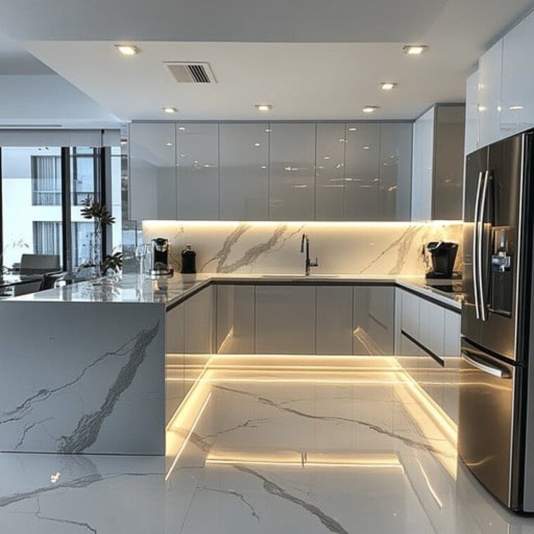 Kitchen, dlf-privana-south 4 Bedroom 3577 Sq.Ft. Apartment In Sector 76 Gurgaon 9685134