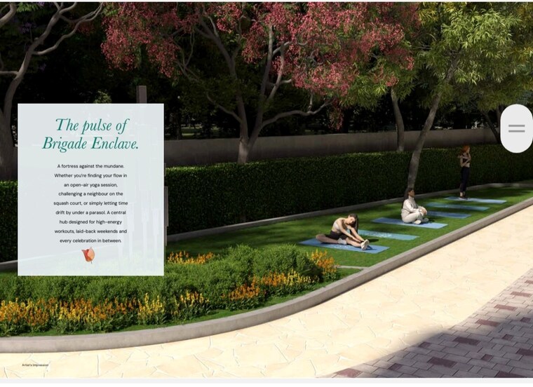 Garden, brigade-enclave 4 Bedroom 2550 Sq.Ft. Apartment In Erragadda Hyderabad 9685166