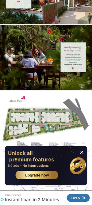 Master Plan in 4 BHK Apartment at Brigade Enclave, Erragadda – for Sale