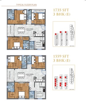 Floor Plan in 2 BHK Builder Floor at Borivali West – for Sale