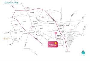 4 BHK Apartment – Map Location View at Erragadda - for Sale